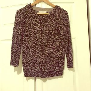 Leopard cardigan
