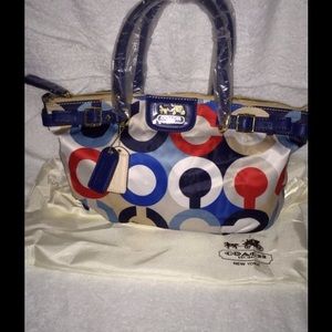 Coach multi-color purse / bag