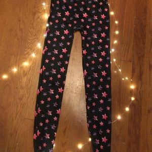 Star print soft leggings
