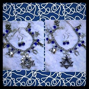 2 sets Dallas cowboy bracelet
