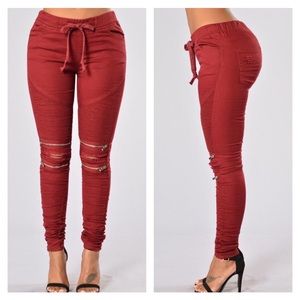 New stylish Burgundy Pants