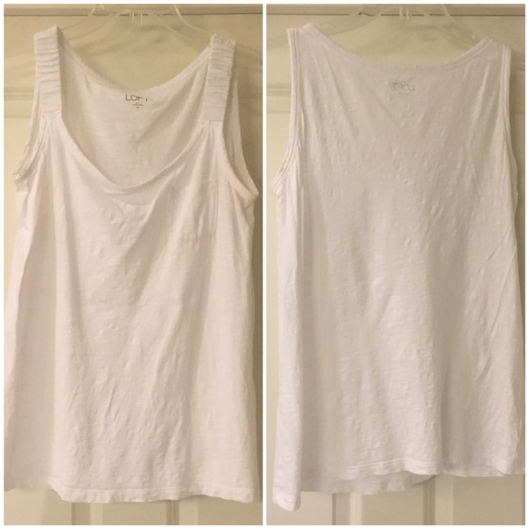 LOFT outlet/factory white tank size M - Picture 2 of 2