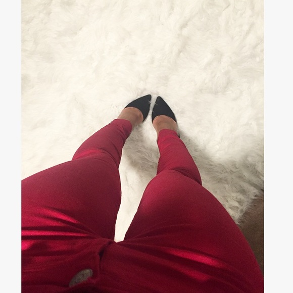 Aeropostale red jeans
