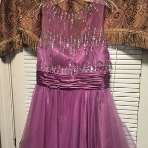 Purple Jovani Homecoming Dress size 8-10