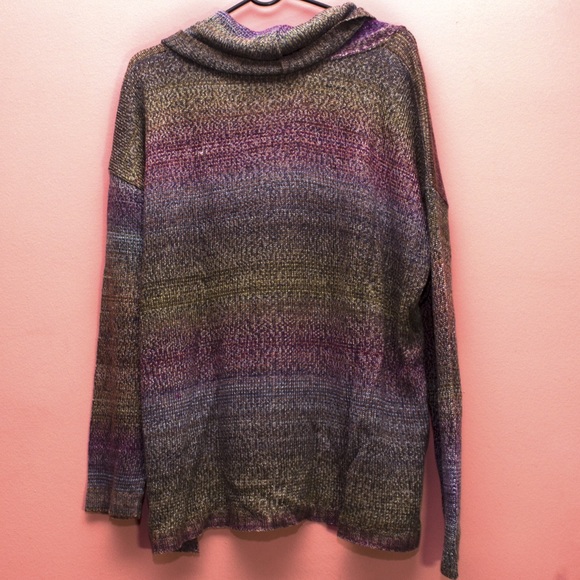 HP Ombré Cowl Knit Sweater - Picture 3 of 3