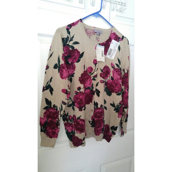 Laura Scott Rose Cardigan