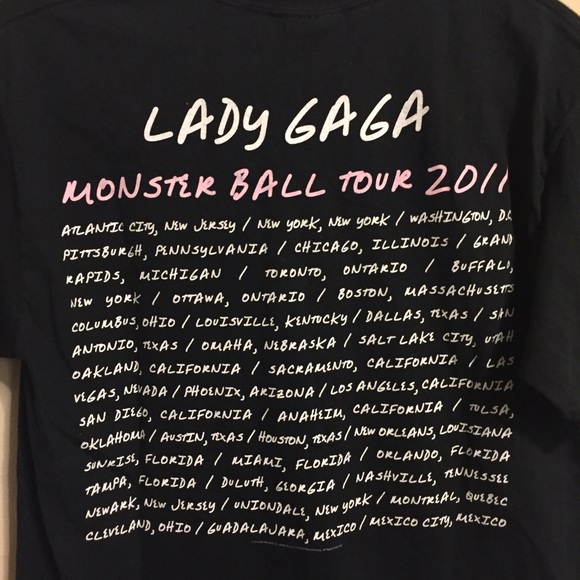Lady Gaga lace up tee - Picture 2 of 2