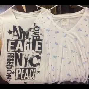 Abercrombie and AE tshirts- small