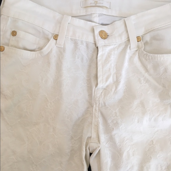 7 for All Mankind Jacquard Skinny Jeans - Picture 2 of 4