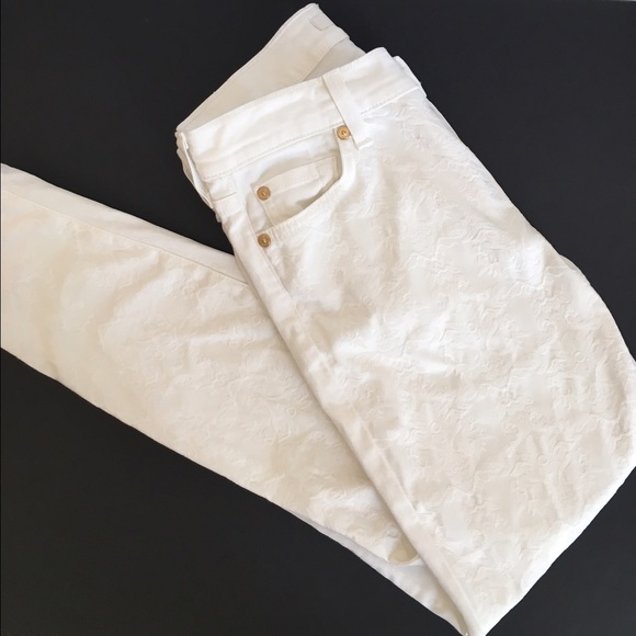7 for All Mankind Jacquard Skinny Jeans - Picture 3 of 4