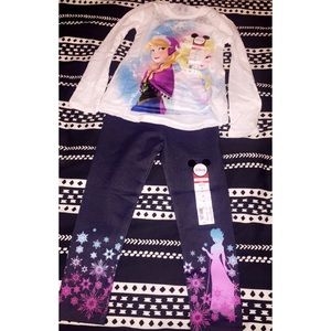 Girls 5T Elsa and Ana Outfit