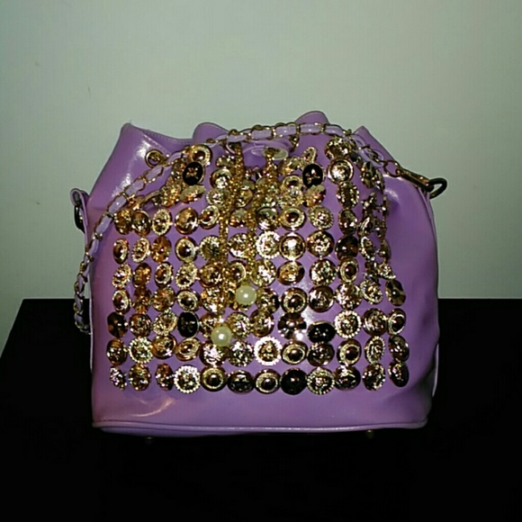 STUDDED TOTE BAG