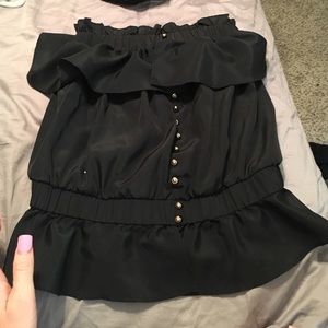 Black tube top