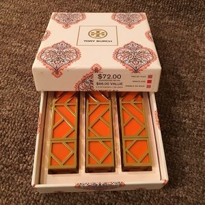 Tory Burch Lip color set of 3, full size