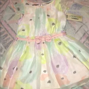 Adorable colorful little girls dress NWT 4T