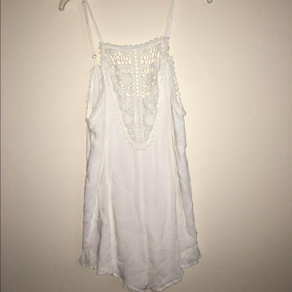 STELLA CROCHET ROMPER (WHITE)