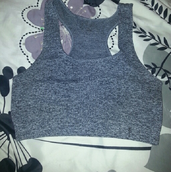 Grey Danskin sports bra