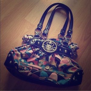Multi-colored Kathy Van Zeeland handbag