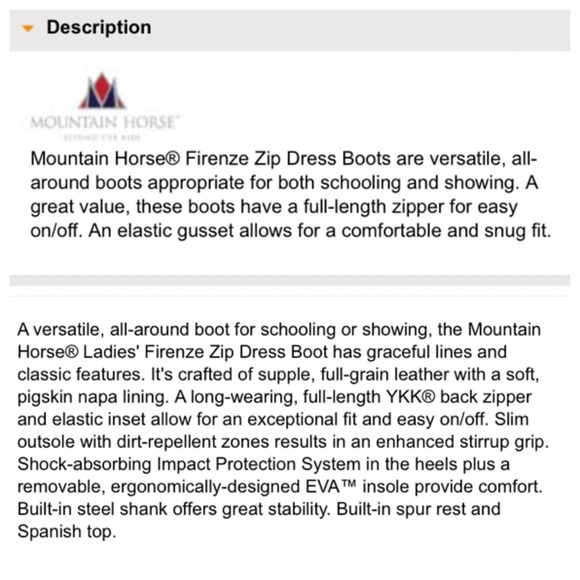 Mountain Horse Shoes Mountain Horse Firenze Zip Dress Boot Poshmark