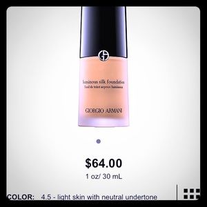 Georgio Armani Luminous Silk Foundation