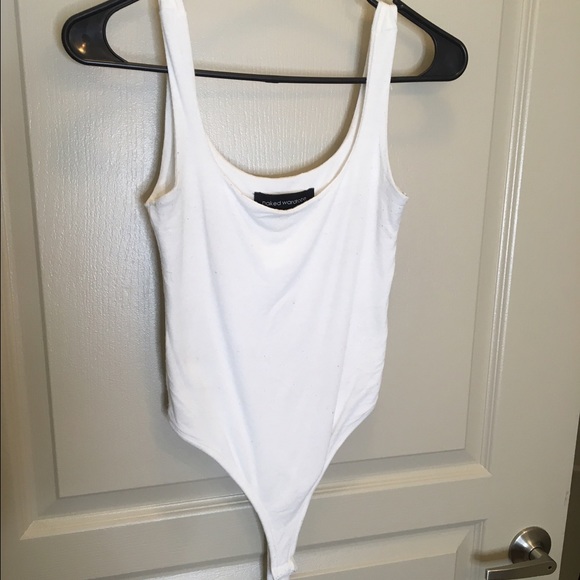 Naked wardrobe tank bodysuit.