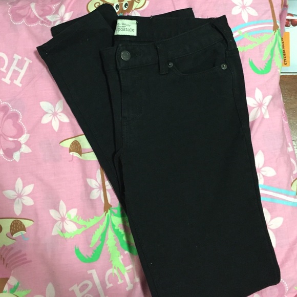 Black Aeropostale Jeggings - Picture 1 of 1