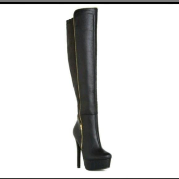 Thigh High Black Boots