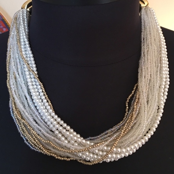 Jewelry - 🎁SALE! VINTAGE MULTI STRAND TORSADE NECKLACE