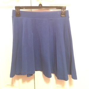 Blue skater skirt