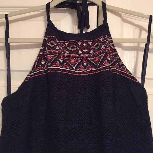 Crochet Halter Dress - Picture 2 of 4
