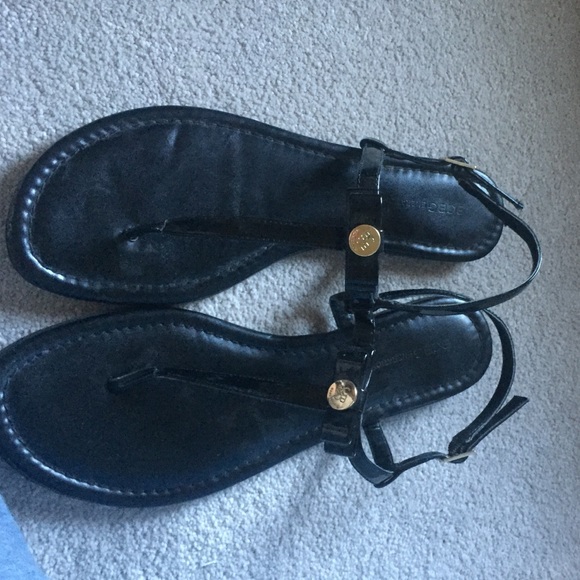 Black BCBGeneration sandals