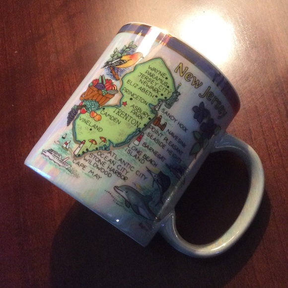 New Jersey mug - fine porcelain - Picture 1 of 4