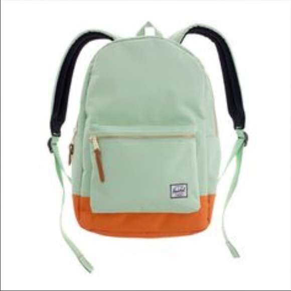 Herschel backpack for Madewell (mint & tangerine)