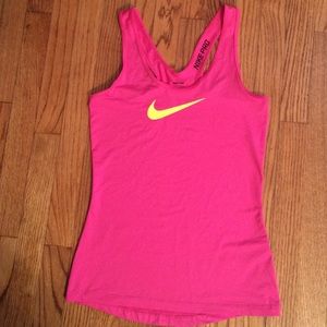 Nike Pro Pink Dri-Fit Tank sz SM