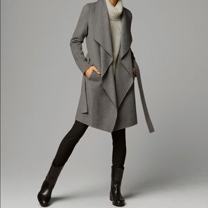 Waterfall wool blend coat