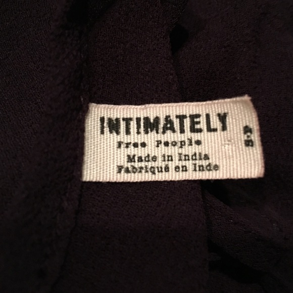 Free People plum sheer tank lace peplum purple S - Picture 4 of 4