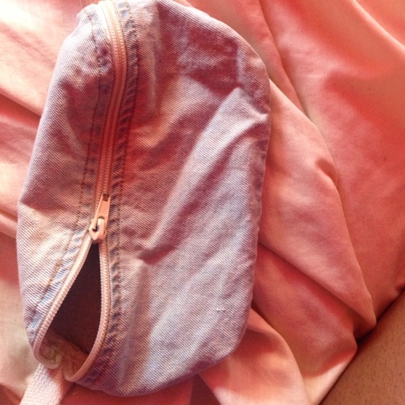 American apparel denim fanny pack