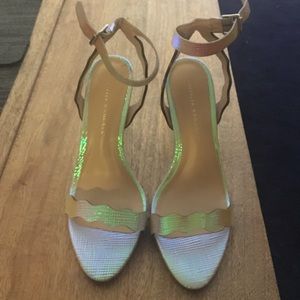 Loeffler Randall metallic sandal