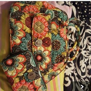 Vera Bradley Flower Shower Purse And Wallet!