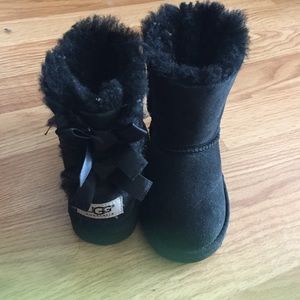 Black Bailey bow toddler Ugg