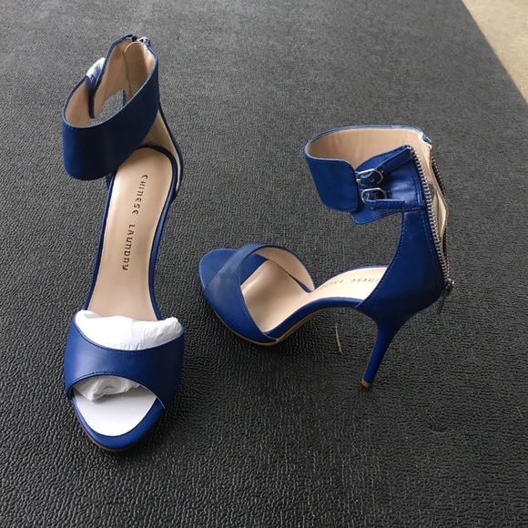 Blue shoes