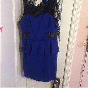 Cute royal blue mini dress!