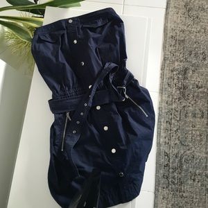 Michael Kors Strapless Cotton Dress