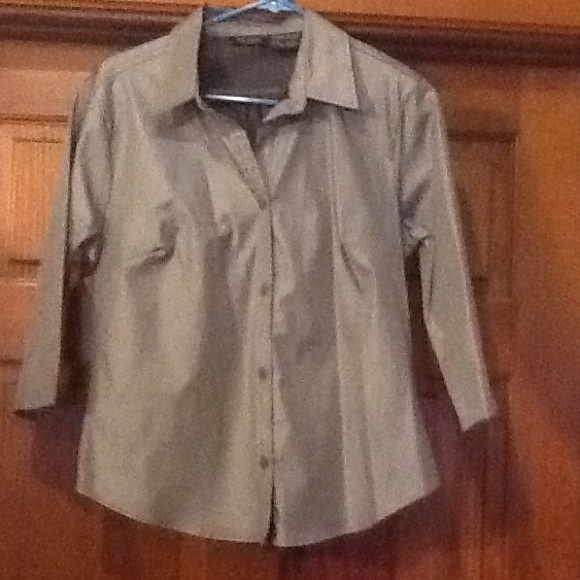 Silvery grey blouse