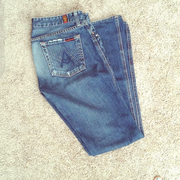 7 for all mankind bootcut denim