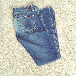 7 for all mankind bootcut denim