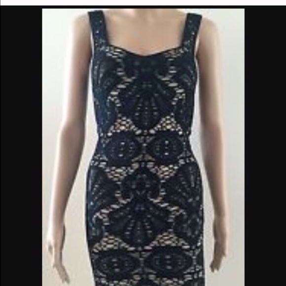 Free People Black and Tan dress