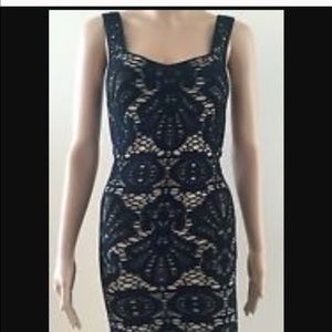 Free People Black and Tan dress