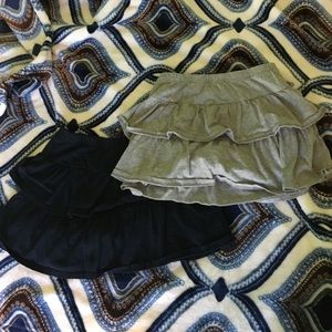 Two children's place skirts