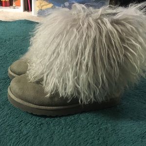 Furry ugg boots:)